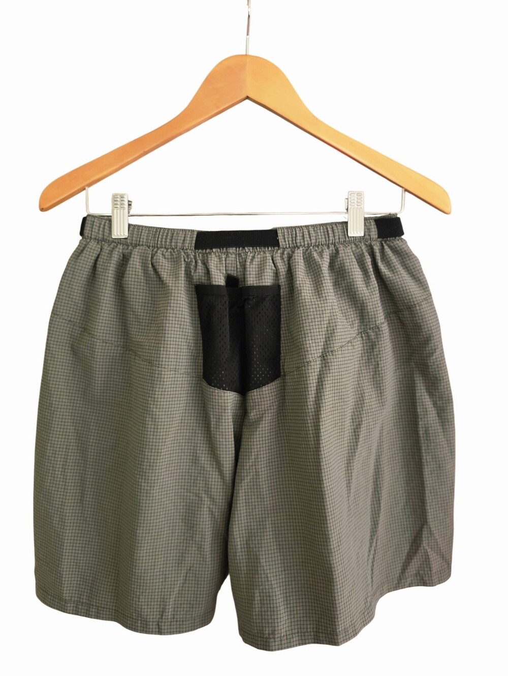 Y2k Brooks Running Olive Green Men's Medium Shorts - Picture 2 of 7